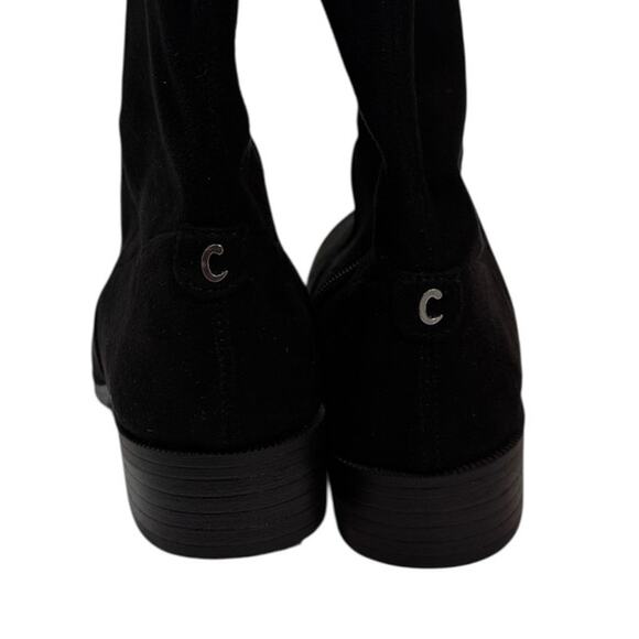 CIRCUS SAM EDELMAN Peyton Black Stretch Microsuede Over the Knee Boot - Picture 8 of 9